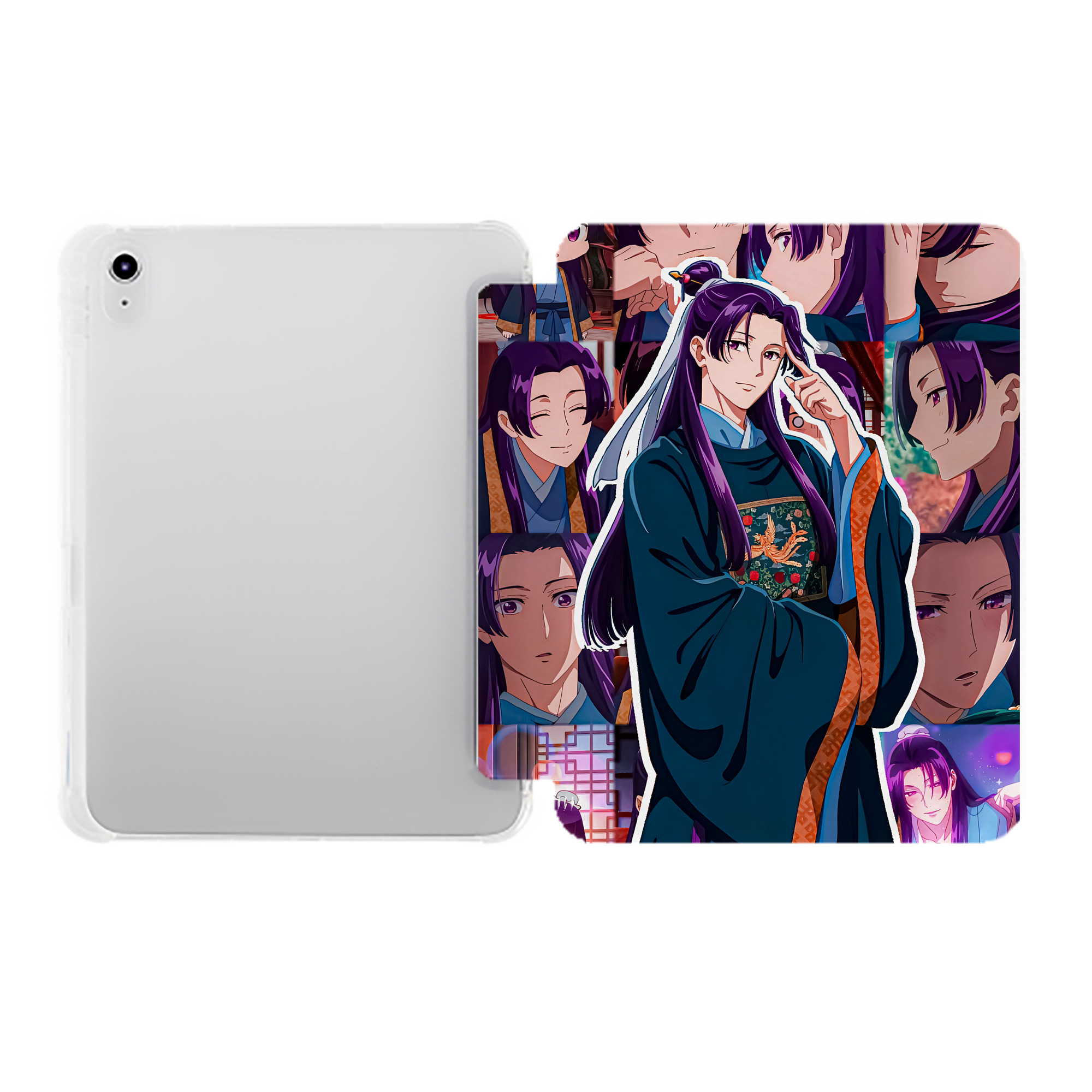（画像用） 薬屋のひとりごと The Apothecary Diaries IPad ケース ペン収納付き 三つ折りスタンド PUレザー×シリコン 対応機種9.5/10.5/10.9インチ